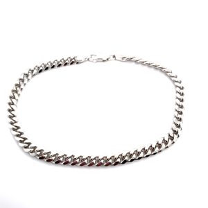 Sterling Silver 8.5 Inch Miami Cuban Chain Bracelet