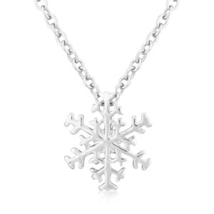 Sterling Silver Snowflake Pendant
