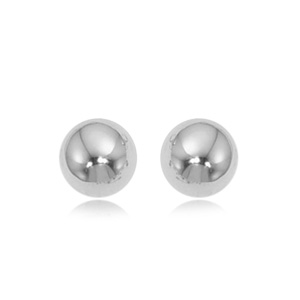 Sterling Silver Ball Stud Earrings