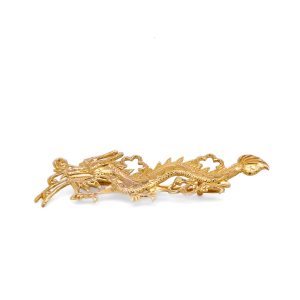 Estate Piece: 22k Yellow Gold Dragon Pin
