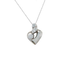 Estate Piece: Sterling Silver Small Embrace Pendant