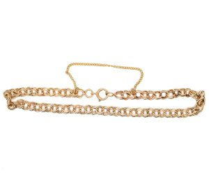 Estate Piece: 14k Yellow Gold Charm Bracelet