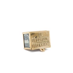 Estate Piece: 14k Yellow Gold Mad Money Charm