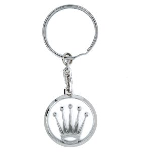 Estate Piece: Rolex Stainless Steel Crown Keychain