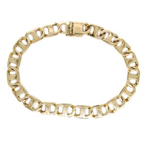 Estate Piece: 14k Yellow Gold Anchor Chain Link Bracelet