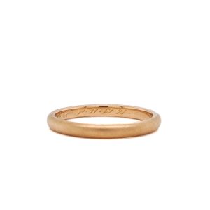 Estate Piece: 18k Yellow Gold 2.90mm Brushed Band