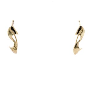 Estate Piece: 14k Yellow Gold Pinwheel Ear Climbers