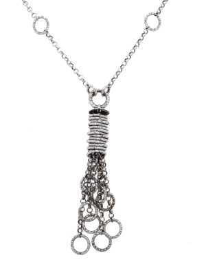 Estate Piece: Sterling Silver Tassel Necklace