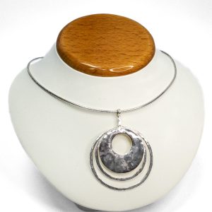 Estate Piece: Sterling Silver Circle Pendant