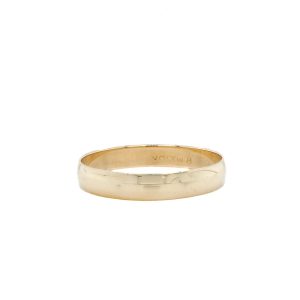Estate Piece: 10k Yellow Gold 4mm Flat Band