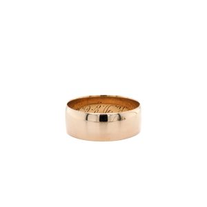 Estate Piece: 14k Yellow Gold 7mm Flat Band