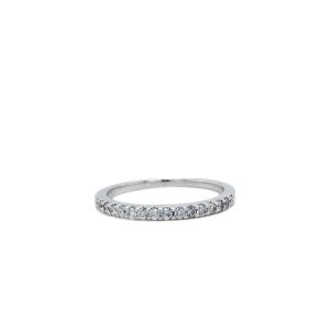 Estate Piece: 14k White Gold Diamond Band .23ctw