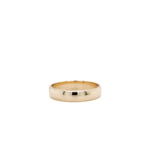 Estate Piece: 14k Yellow Gold 4mm Euro-Style Wedding Band