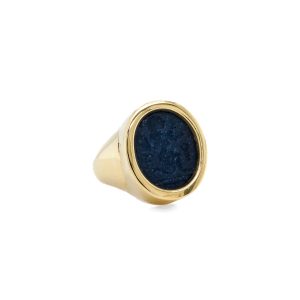 Estate Piece: 18k Yellow Gold Intaglio Signet Ring