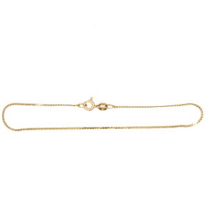 Estate Piece: 14k Yellow Gold Serpentine Chain Bracelet
