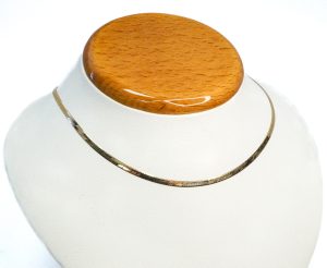 Estate Piece: 14k Yellow Gold 16 Inch Herringbone Chain