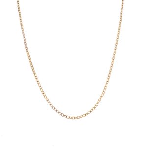 Estate Piece: 10k Yellow Gold 17" Cable Chain