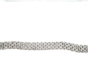 Estate Piece: Sterling Silver Panther Link Bracelet