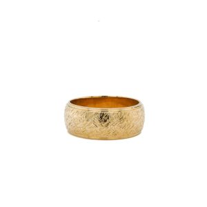 Estate Piece: 14ky 7.5mm Textured Band