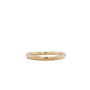 Estate Piece: 14k Yellow Gold 2mm Textured Band