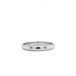 Estate Piece: 14k White Gold 3mm Band