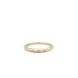 Estate Piece: 14k Yellow Gold 2mm High Dome Band