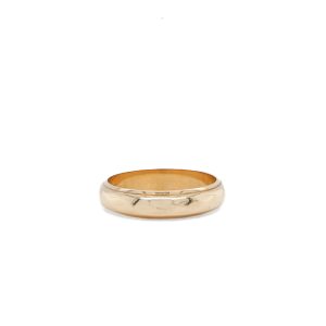 Estate Piece: 14k Yellow Gold Diamond Pattern Band